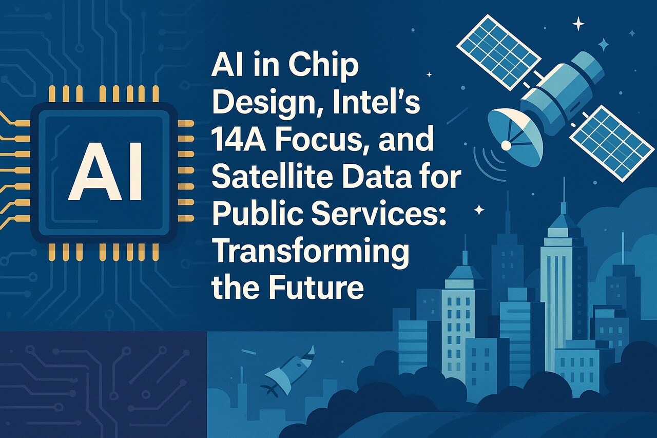 AI in Chip Design, Intel's 14A Focus, and Satellite Data for Public Services